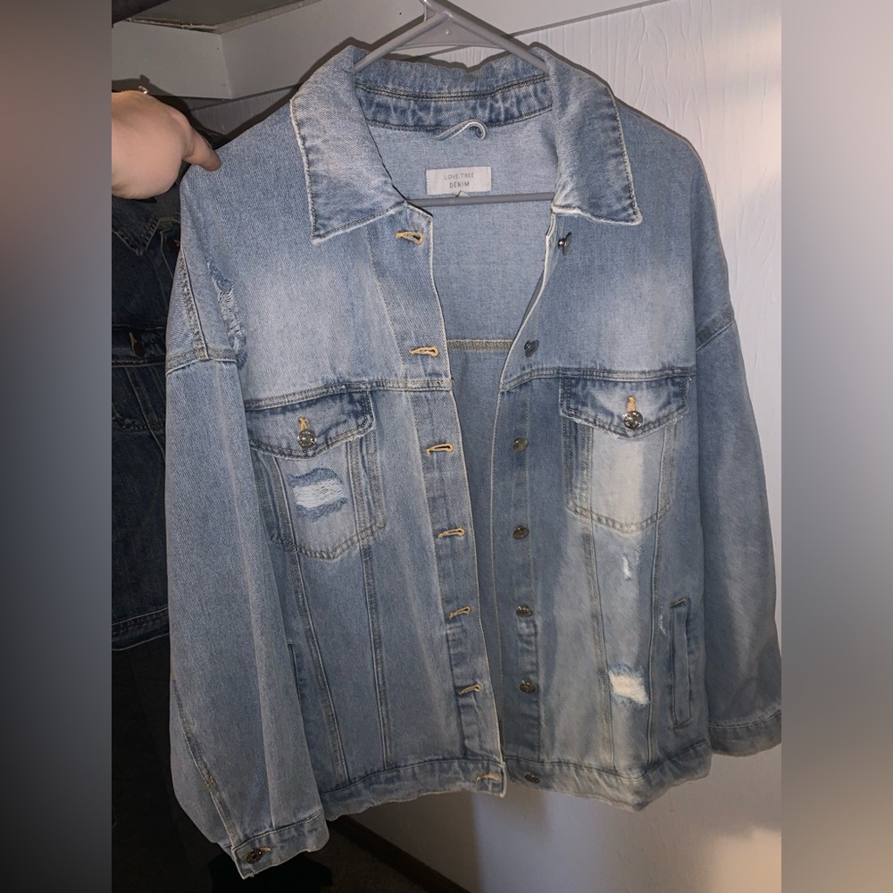 Denim Jacket Distressed